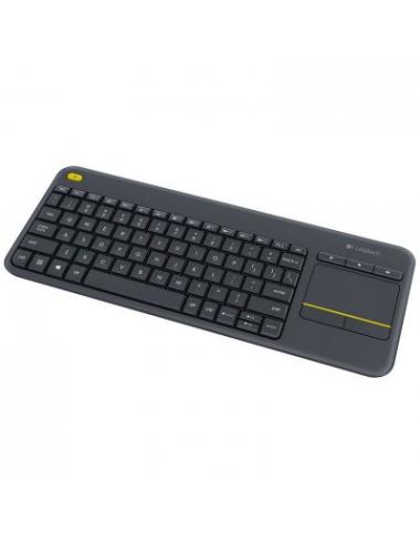 Logitech teclado k400 920-007137 plus touch negro