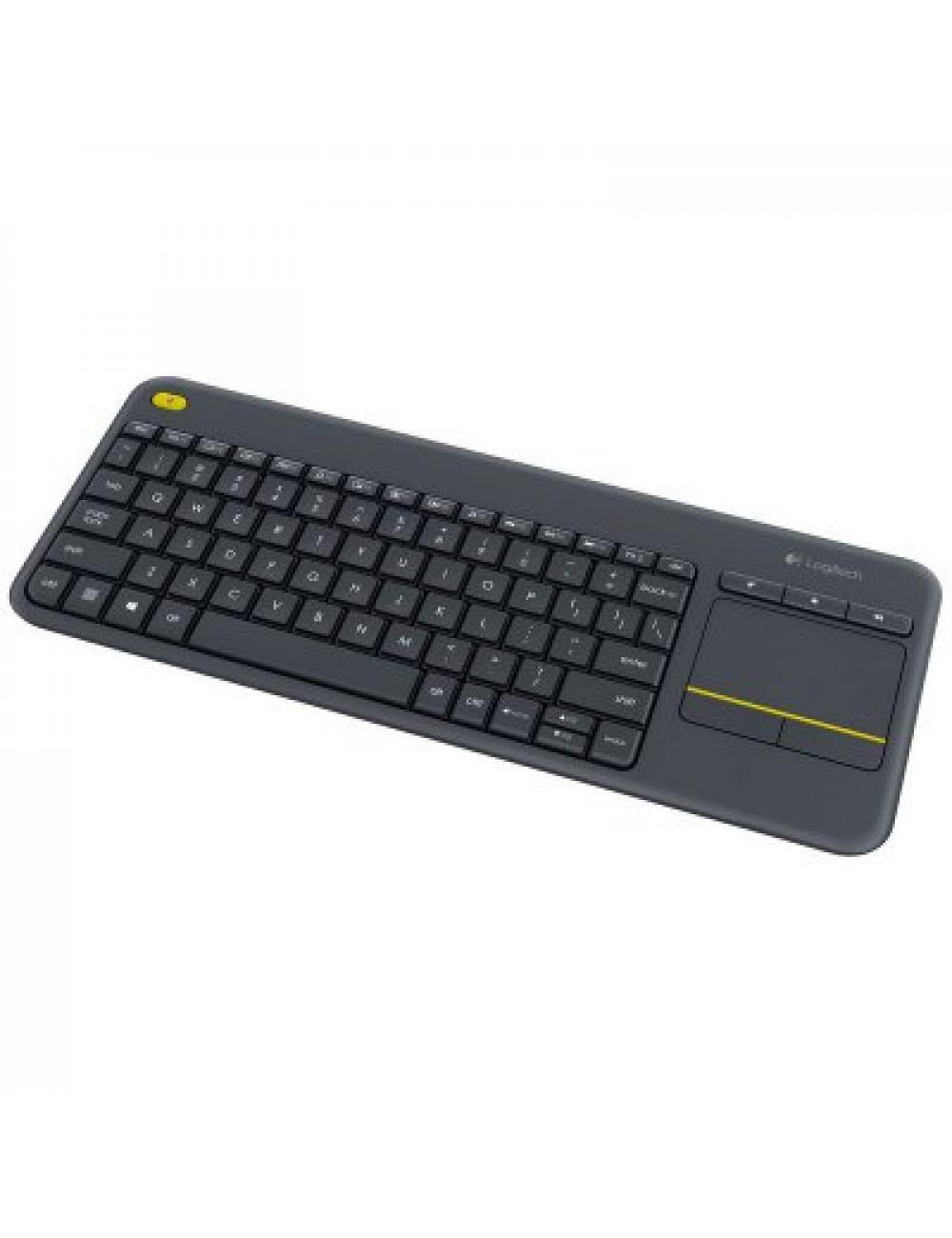 Logitech teclado k400 920-007137 plus touch negro