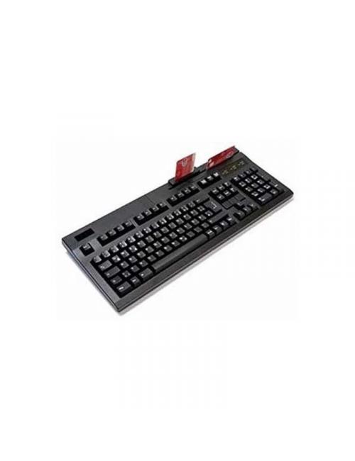 Cherry teclado mec疣ico con lector banda+chip