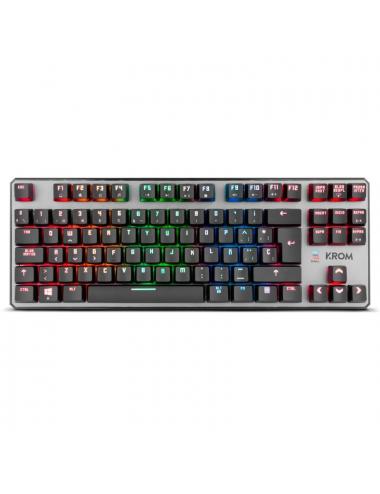 Krom teclado mec疣ico rgb krom kernel tkl (ten-key