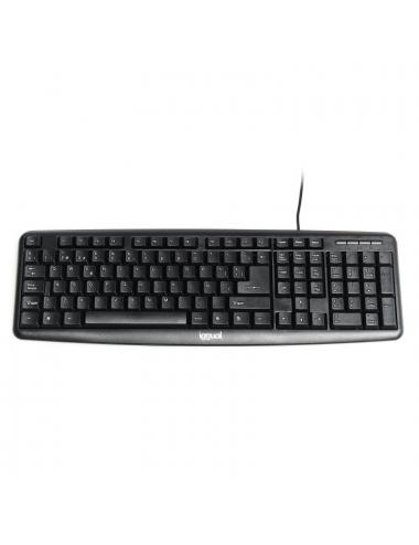 Iggual teclado usb est疣dar ck-basic-105t negro