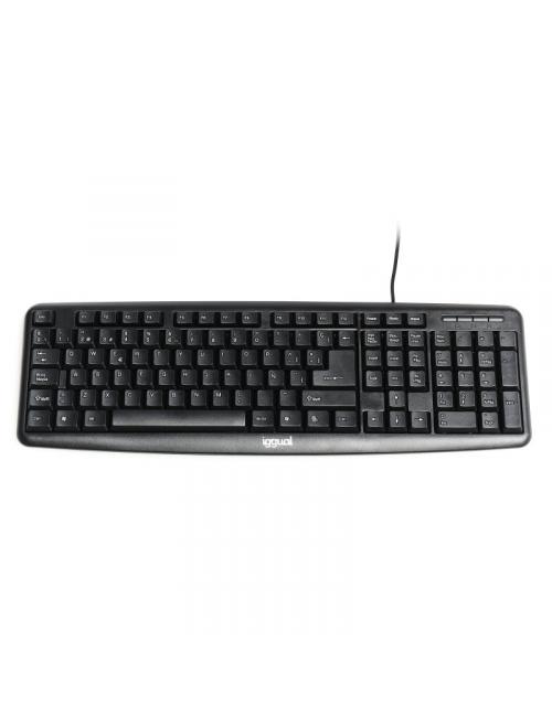 Iggual teclado usb est疣dar ck-basic-105t negro