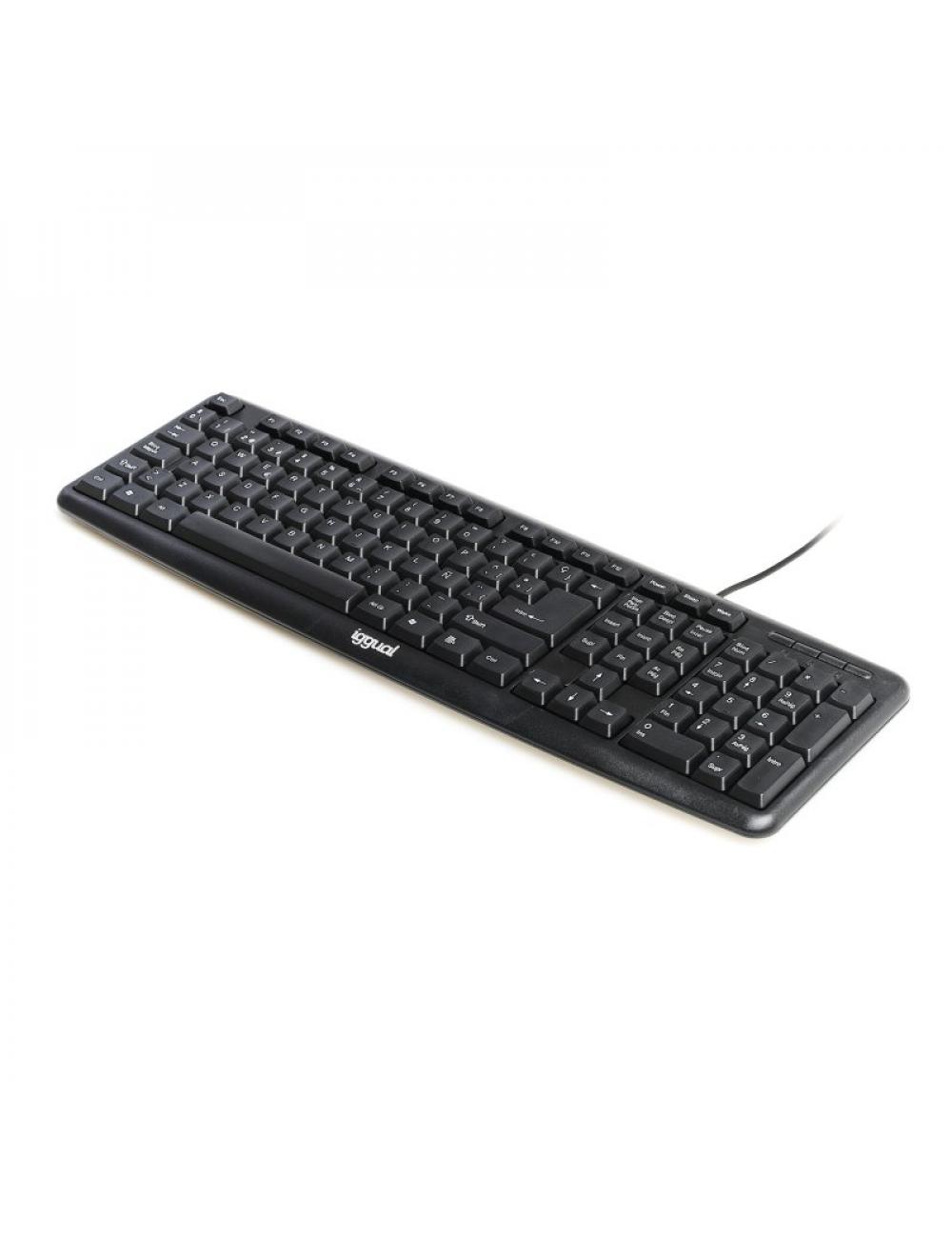 Iggual teclado usb est疣dar ck-basic-105t negro