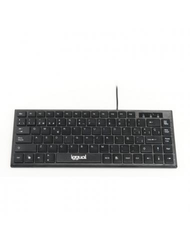 Iggual teclado usb compacto tkl slim tkl-usb negro
