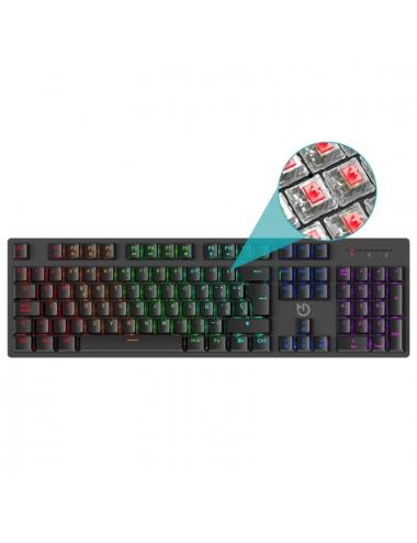 Hiditec teclado gaming gk400 mecanico