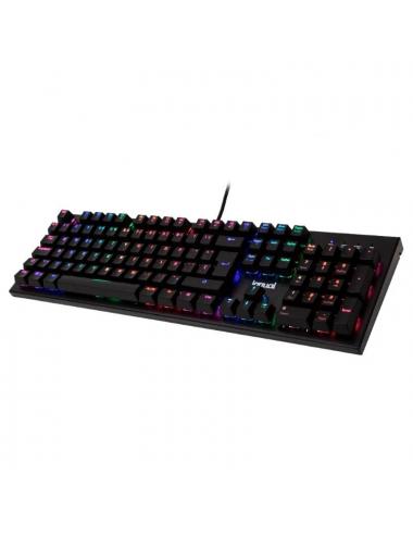 Iggual teclado gaming mec疣ico obsidian rgb negro