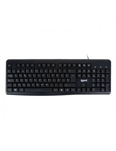 Iggual teclado est疣dar ck-basic2-105t negro