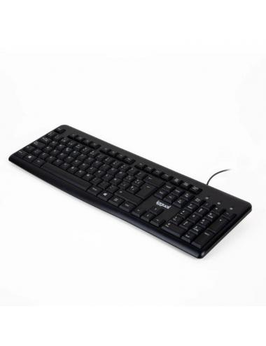 Iggual teclado est疣dar ck-basic2-105t negro