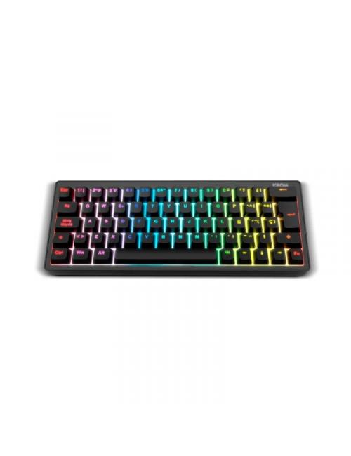 Krom kreator mini teclado mec疣ico rgb