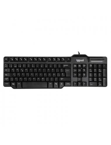 Iggual teclado con lector dni ck-id-dni smartcard