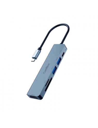 Coolbox minidock c61 usb-c pd/2usb-a/sd/msd/hdmi4k