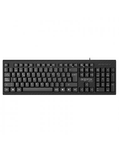 Approx teclado con cable usb 2.0