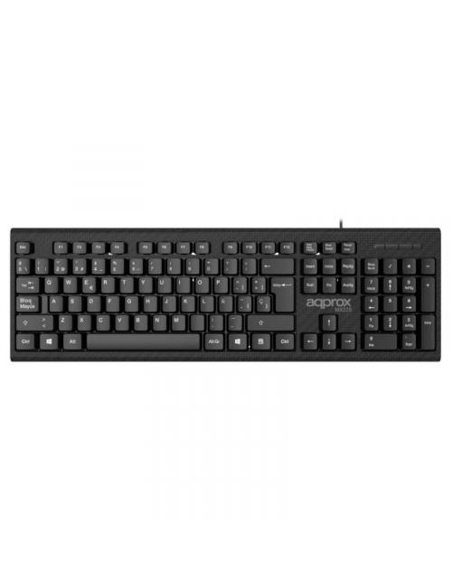 Approx teclado con cable usb 2.0