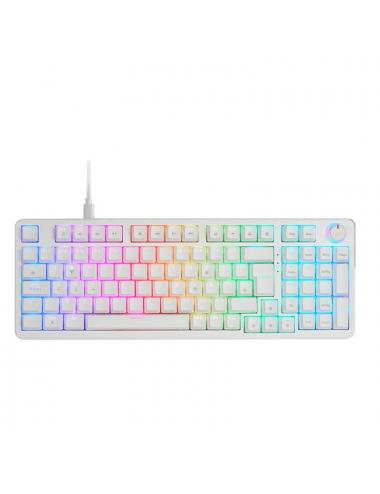 Mars gaming tecl. mkprowyes silentswitch rgb white