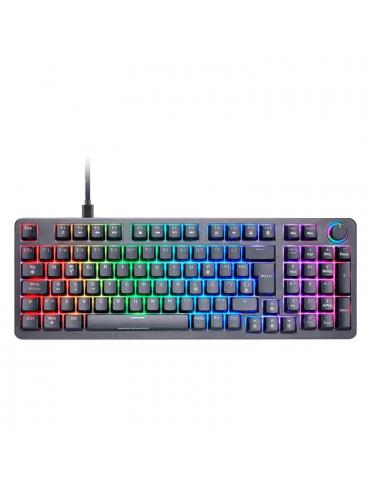 Mars gaming tecl. mkproyes silent switch rgb negro