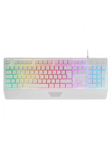 Mars gaming teclado mk124 blanco