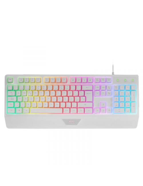 Mars gaming teclado mk124 blanco