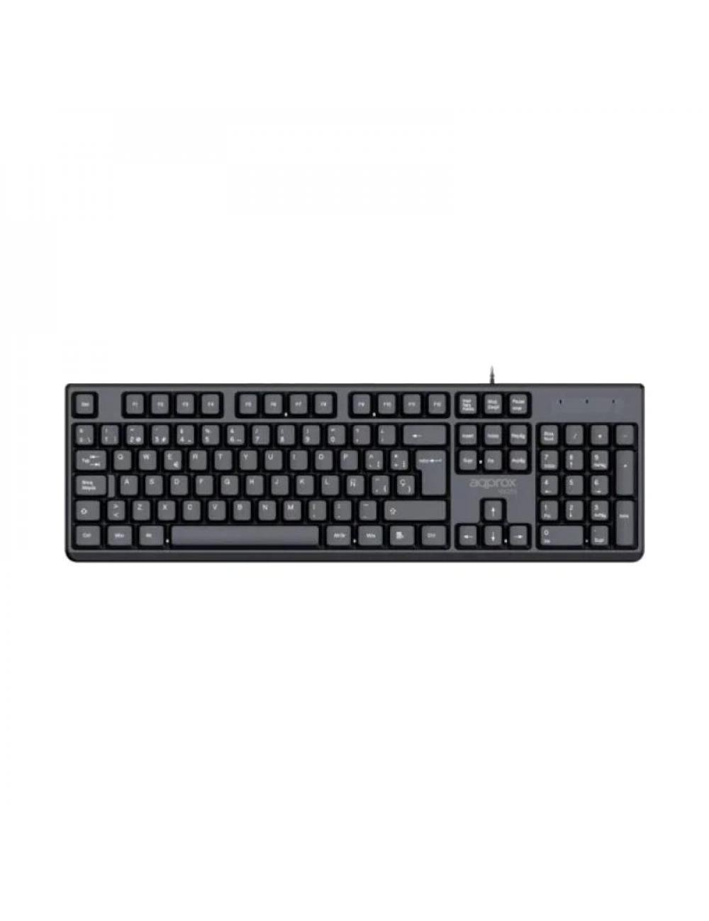 Approx teclado x205 usb 2.0 negro