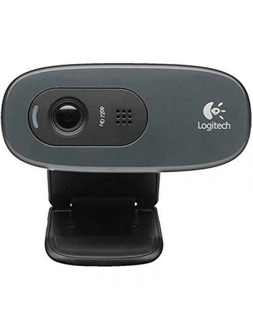 Logitech c270 webcam hd 720p 3mpx usb negra
