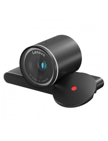 Lenovo webcam 8 mp 4k ultra hd usb-c negra