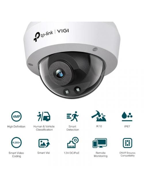 Vigi c疥ara ip c240i domo 4mp pl疽tico ir 4mm