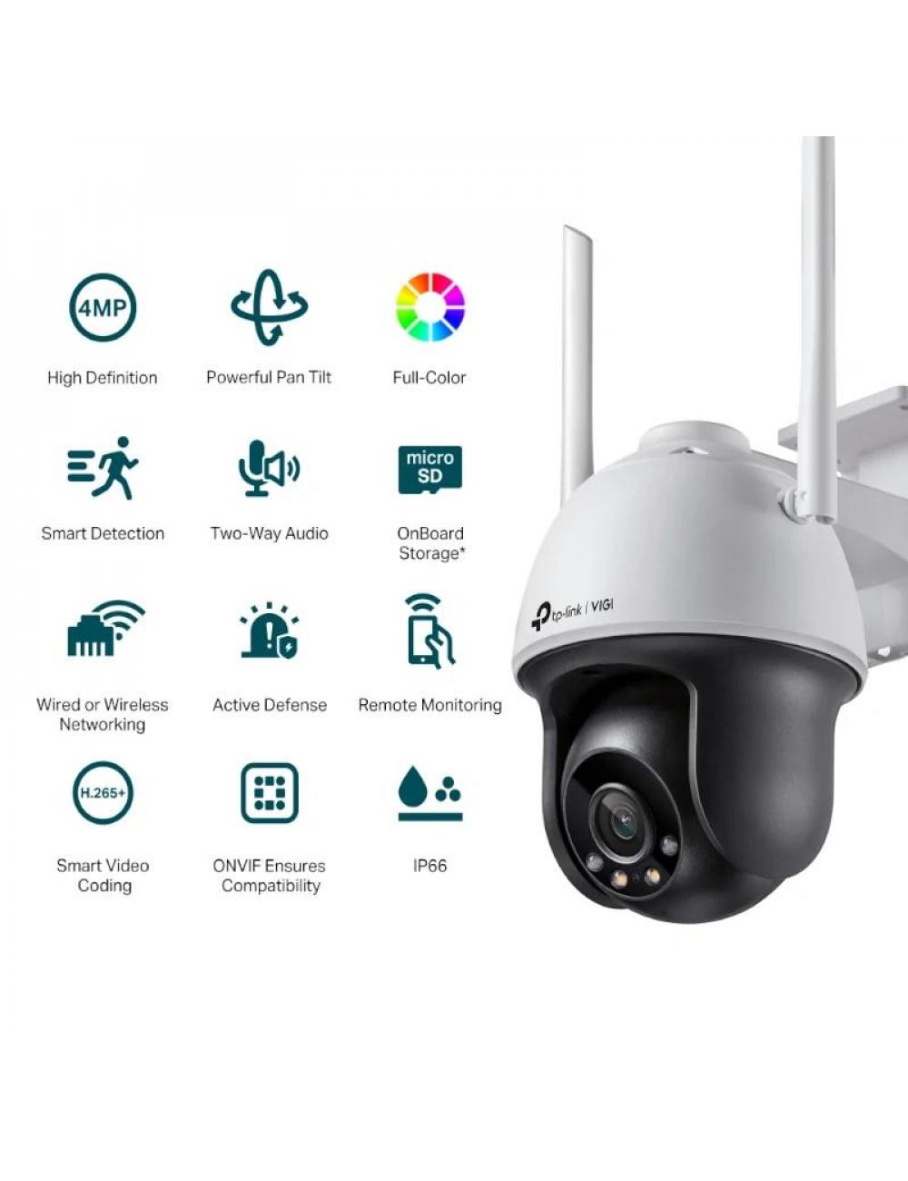 Vigi c疥ara ip pt c540-w 4mp pl疽tico fcolor wi-fi