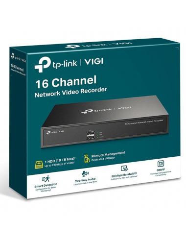 Vigi nvr1016h grabador ip rack 01 hdd 16 canales