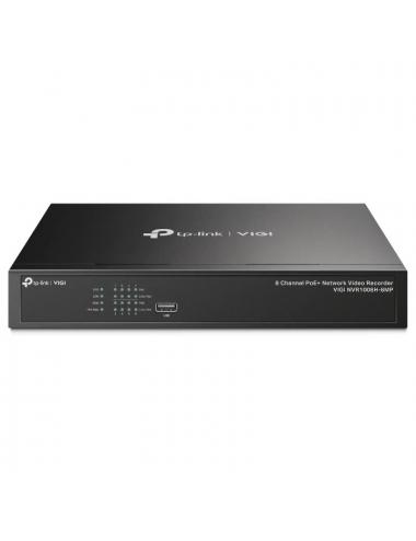 Vigi grabador ip nvr1008h-8mp rack 01 hdd 08 c poe