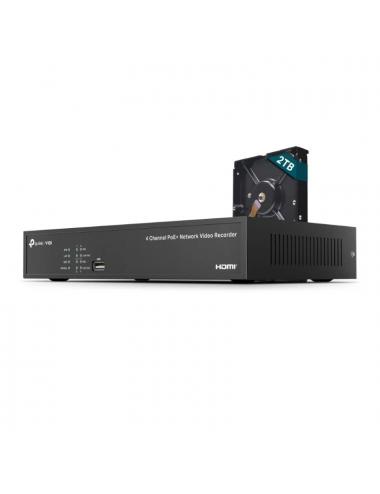 Vigi grabador ip nvr1004h-4p-2tb rack 01 hdd 04 c
