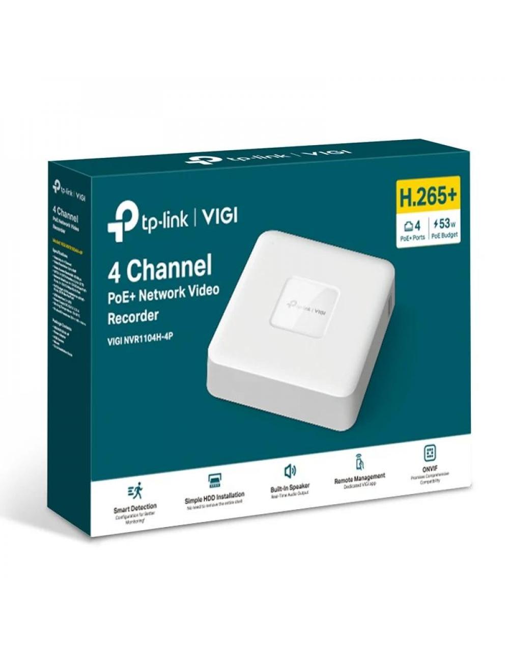 Vigi nvr1104h-4p grabador ip sencillo hdd 01 hdd 4