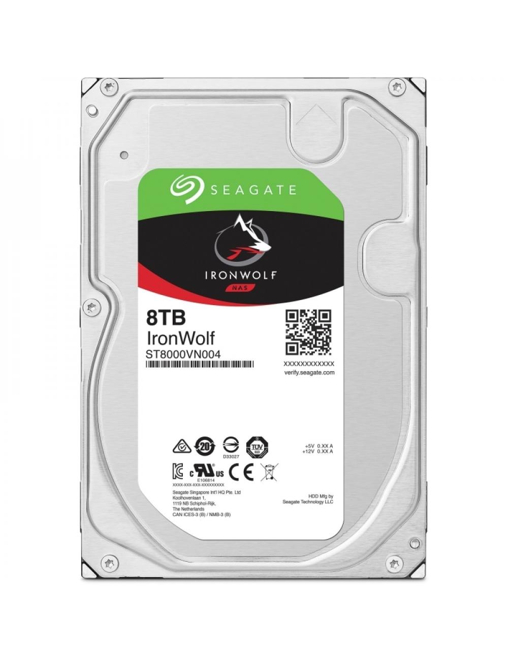 Seagate ironwolf nas st8000vn004 8tb 3.5" sata3