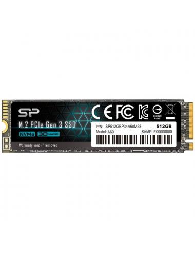 Sp p34a60 512gb ssd m.2 pcie gen3x4 nvme