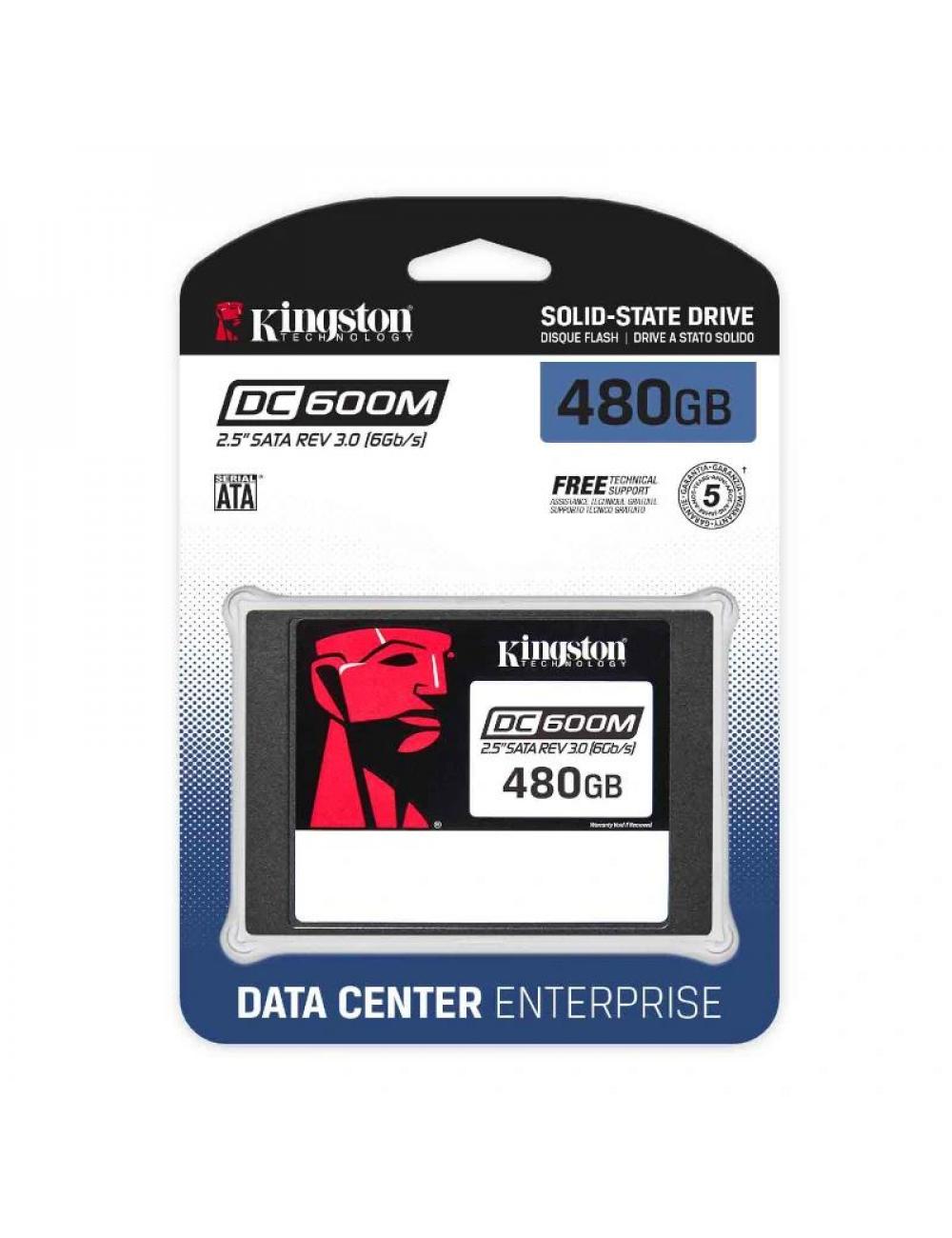Kingston data center dc600m ssd 480gb 2.5" sata