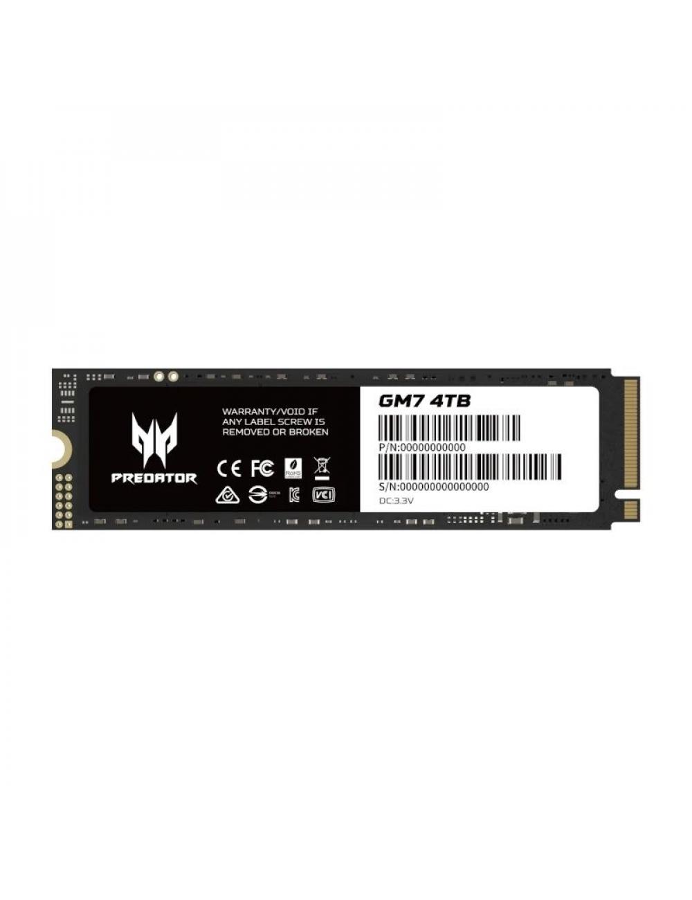Acer predator ssd gm7 4tb m.2 nvme pcie gen 4x4