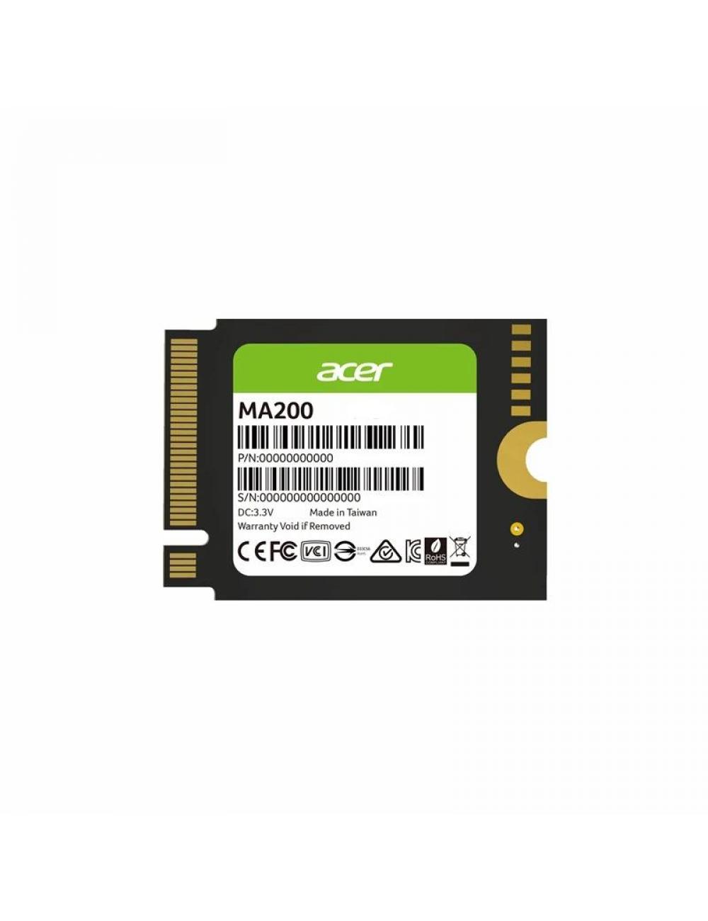 Acer ssd ma200 512gb nvme pcie 4x4 m.2 2230