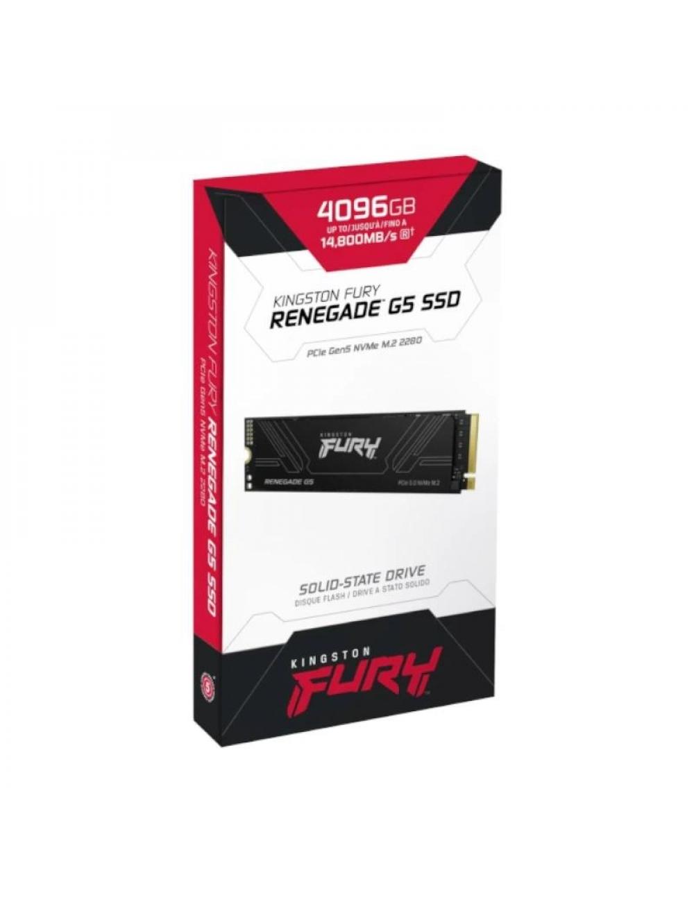 Kingston fury renegade g5 ssd 4tb pcie5.0 14200m-s