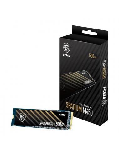Msi ssd spatium m450 500gb pcie 4.0 nvme 3000 mb-s