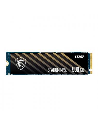 Msi ssd spatium m450 500gb pcie 4.0 nvme 3000 mb-s