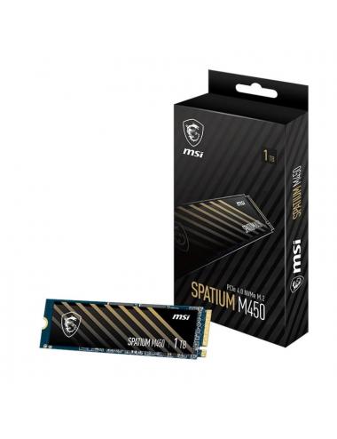 Msi ssd spatium m450 1tb pcie 4.0 nvme 3600 mb-s