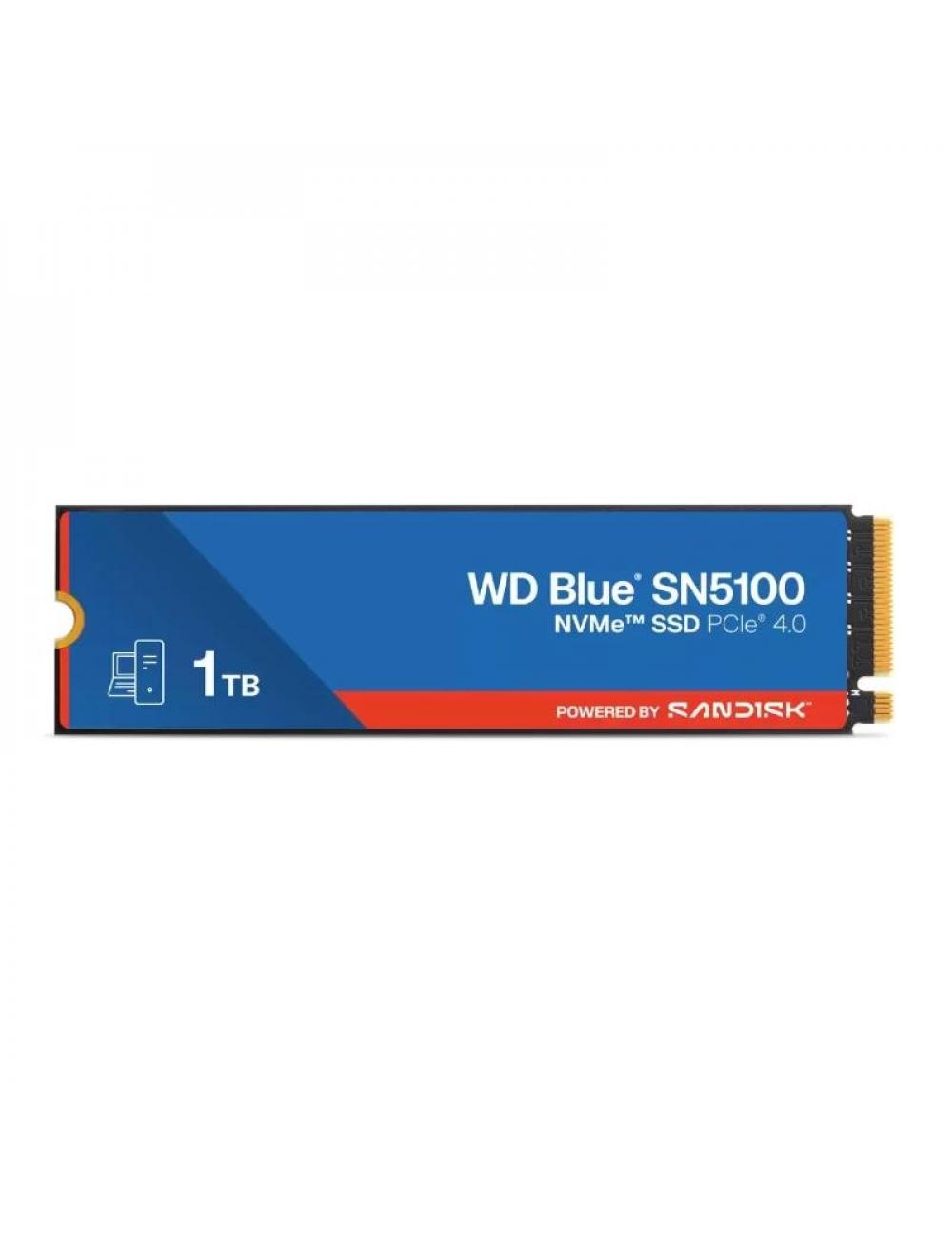 Wd blue sn5100 ssd 1tb nvme gen4 6700mb-s