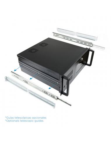 Tooq caja rack-406n-usb3 4u 19" atx sin f.a negro