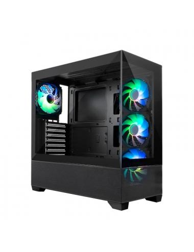 Coolbox chasis atx ga250 cristal 4xvent.argb