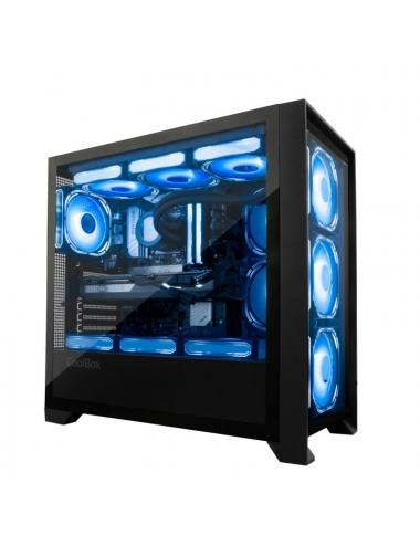 Coolbox caja gaming atx ge-2000 dualview s/fte