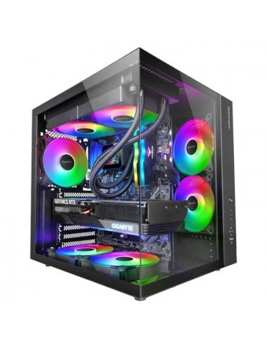 Mars gaming mcv-one atx doble c疥ara negro