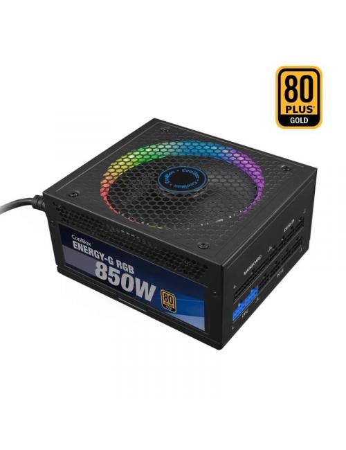 Coolbox gaming fuente alimentacion 850w rgb 80+gol