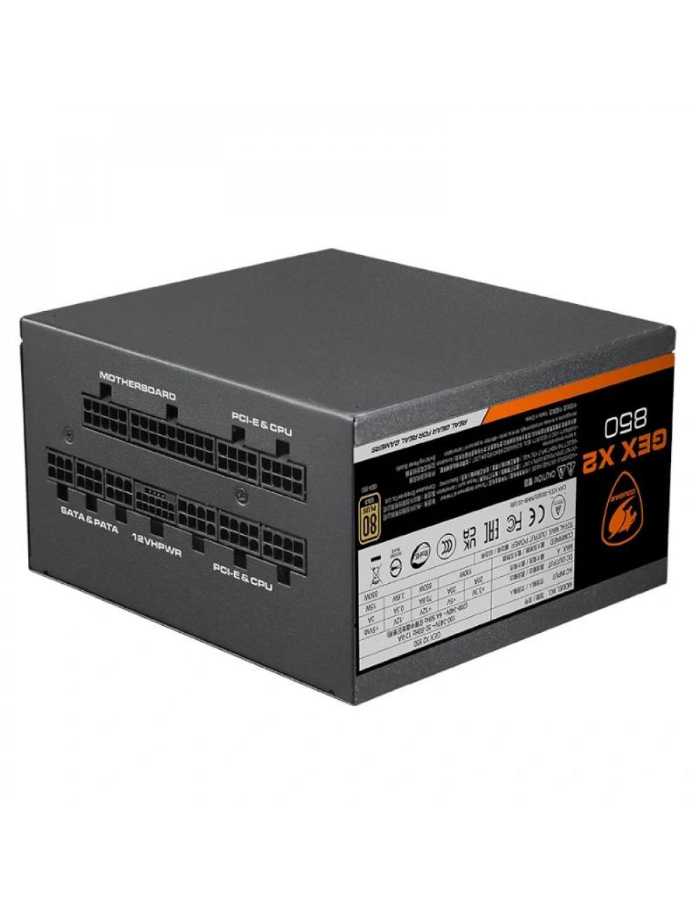 Cougar fuente gex x2 850w modular 80+ gold