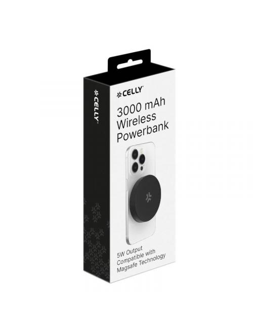 Celly powerbank magsafe 3000 mah negro