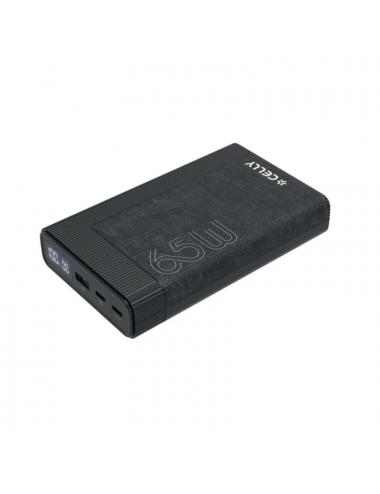 Celly powerbank pd65w 20000 mah 65w evo negra