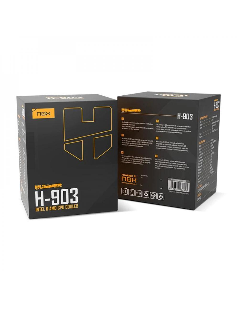 Nox hummer h-903 intel & amd pwm negro