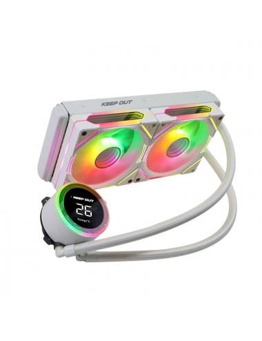 Keep out refriger liquida xwc-240w pro 240mm white